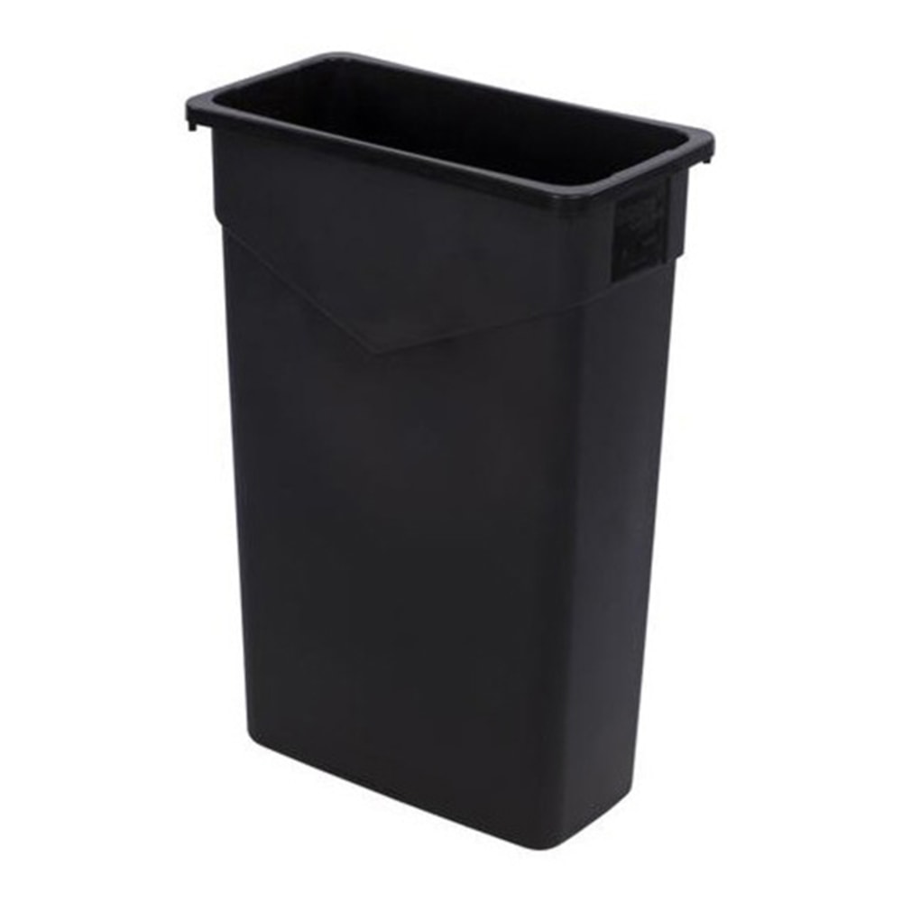 Carlisle TrimLine Trash Container, 23 Gallon, Black MPN:34202303