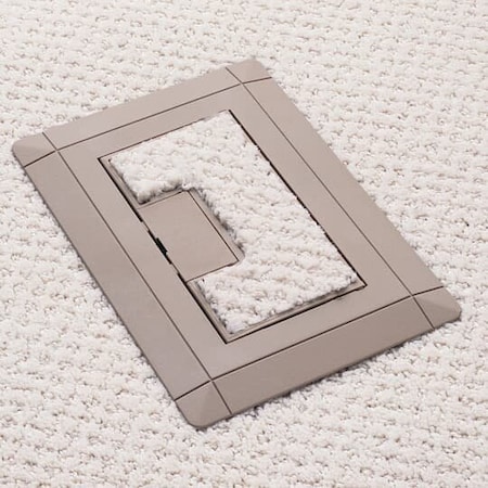 Box Cover, Floor Box Type, 1 Gang, Non-Metallic MPN:E9761B