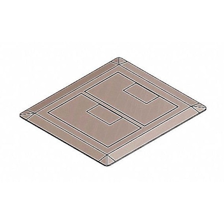 Box Cover, Floor Box Type, 2 Gang, Non-Metallic MPN:E9762C