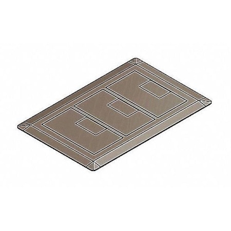 Box Cover, Floor Box Type, 3 Gang, Non-Metallic MPN:E9763B