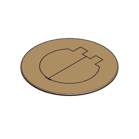 Cover, Floor Box Type, Brass MPN:E97BR2D
