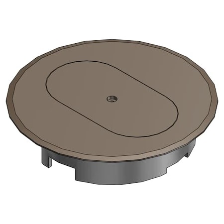 Box Cover, Floor Box Type, Non-Metallic, Duplex Receptacle Cover Type MPN:E97DSB
