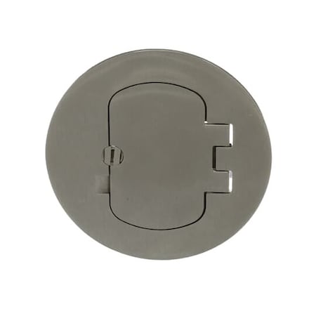 Electrical Box Cover, Round, Stainless Steel, GFCI, Duplex Cover MPN:E97SS