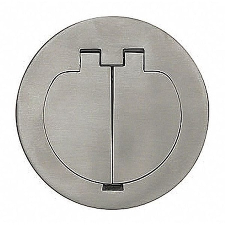 Cover, Floor Box Type, Stainless Steel MPN:E97SS2D