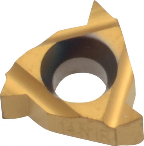 Laydown Threading Insert: 1/4IC INT RH 14NPT, Carbide MPN:11IR14NPTP25C