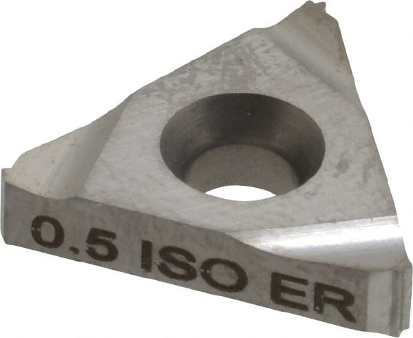 Laydown Threading Insert: 16 ER 0.5 ISO P30, Carbide MPN:16ER0.5ISOP30