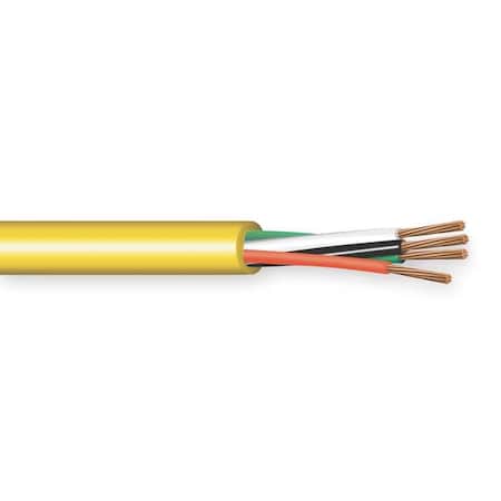 Portable Cord, SOOW, 14 AWG, 3 C, Yellow, EPDM Rubber, Stranded, 600V, Indoor/Outdoor, 250 ft MPN:02462.35.05