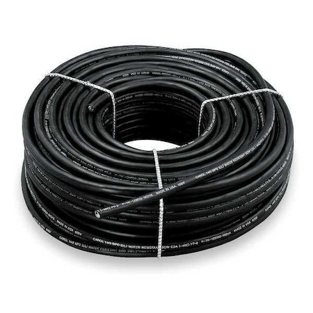 Portable Cord, SOOW, 14 AWG, 3 C, Black, EPDM Rubber, Stranded, 600V, Indoor/Outdoor, 250 ft MPN:02762.85.01