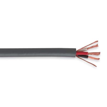 Bus Drop Cable, Drop Cord, 8 AWG, 3 C, Gray, PVC, Stranded, 600V, 250 ft MPN:03708.35.10