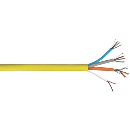 Data Cable, Plenum, 16 Wire, Yellow, 500ft MPN:4EPL1S.38.05