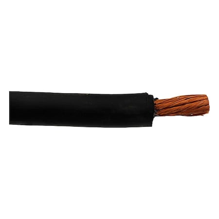 Portable Cord, RHH/RHW/W, 500 KCMIL, 1 C, Black, Rubber Blend, Stranded, 2000V, 50 ft MPN:83500.99.01-50