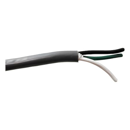 Portable Cord, STOW, 14 AWG, 3 C, Gray, PVC, Stranded, 600V, Indoor/Outdoor, 25 ft MPN:86973.10-25