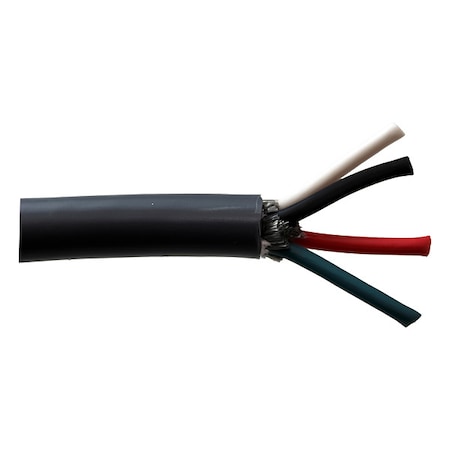 Portable Cord, STOW, 12 AWG, 3 C, Gray, PVC, Stranded, 600V, Indoor/Outdoor, 25 ft MPN:86983.10-25