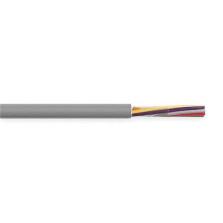 Communication Cable, 8 C, Gray, PVC, 100 ft. MPN:C0744A