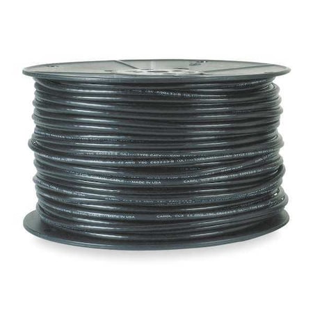 Coaxial Cable, RG-8/U, 13 AWG, Black MPN:C1154.41.01