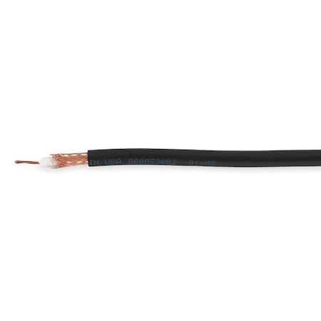 Coaxial Cable, RG5-8, 20 AWG, Black MPN:C1166.41.01