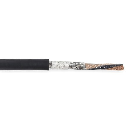 Communication Cable, 6 C, Black, Carolprene®, 100 ft. MPN:C1206