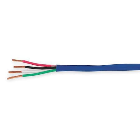 Power Limited Cable, 4 C, Blue, PVC, 100 ft. MPN:C1705