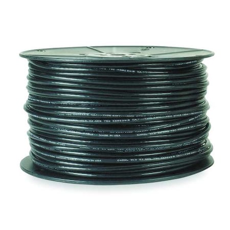 Coaxial Cable, 18 AWG, Black MPN:C5889.41.01
