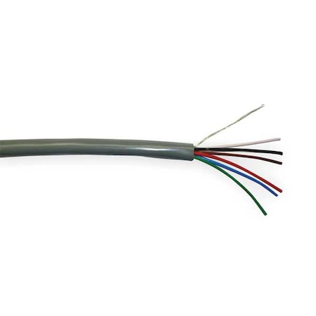 Power Limited and Communication Cable, 6 C, Blue, PVC, 1000 ft. MPN:E1006S.41.10