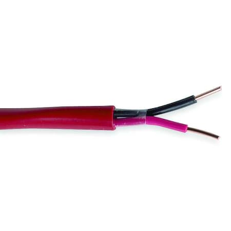 Fire Alarm Cable, 2 C, Red, PVC, 1000 ft. MPN:E1502S.30.03
