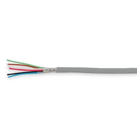 Power Limited and Communication Cable, 6 C, Gray, PVC, 1000 ft. MPN:E2006S.41.10