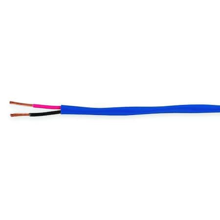 Fire Alarm Cable, 2 C, Blue, PVC, 1000 ft. MPN:E3522S.41.07