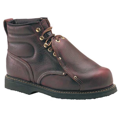 Men's 6-Inch Work Boot, 7 D, Steel Toe, 6 in H, Brown, 508 MPN:508