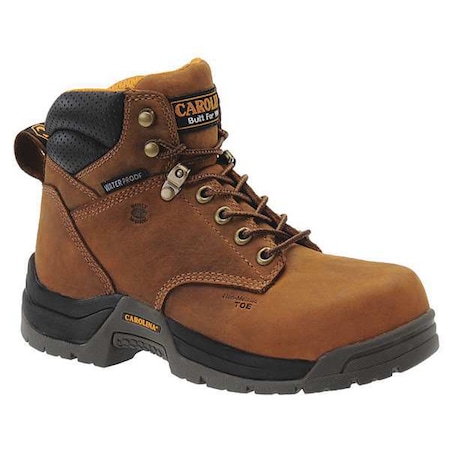 Women's 6-Inch Work Boot, 8 1/2, Composite Toe, 6 in H, Brown, CA1620 MPN:CA1620