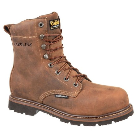 Men's 8-Inch Work Boot, 13 D, Steel Toe, 8 in H, Brown, CA3557 MPN:CA3557