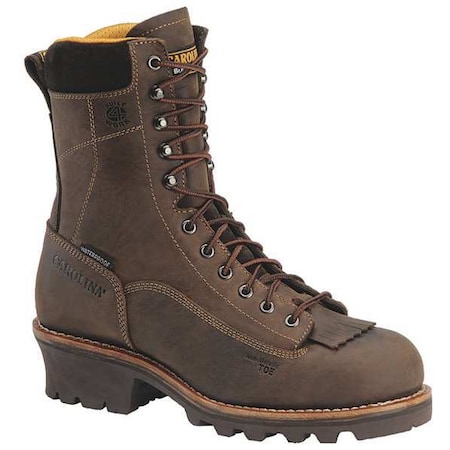 Men's Logger Boot, 11 1/2, Composite Toe, 8 in H, Brown, CA7522 MPN:CA7522