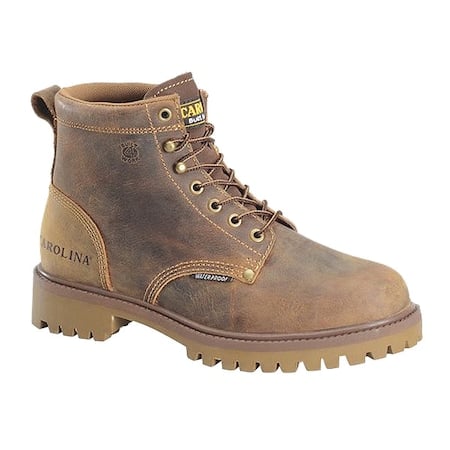 Men's 6-Inch Work Boot, 12 EE, Steel Toe, 6 in H, Brown, CA7558 MPN:CA7558