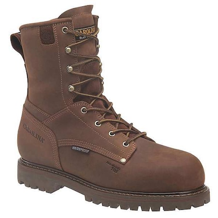 CA9028, Men's Waterproof Insulated Work Boot, 13 E, Leather, 8 in Height, Brown MPN:CA9028
