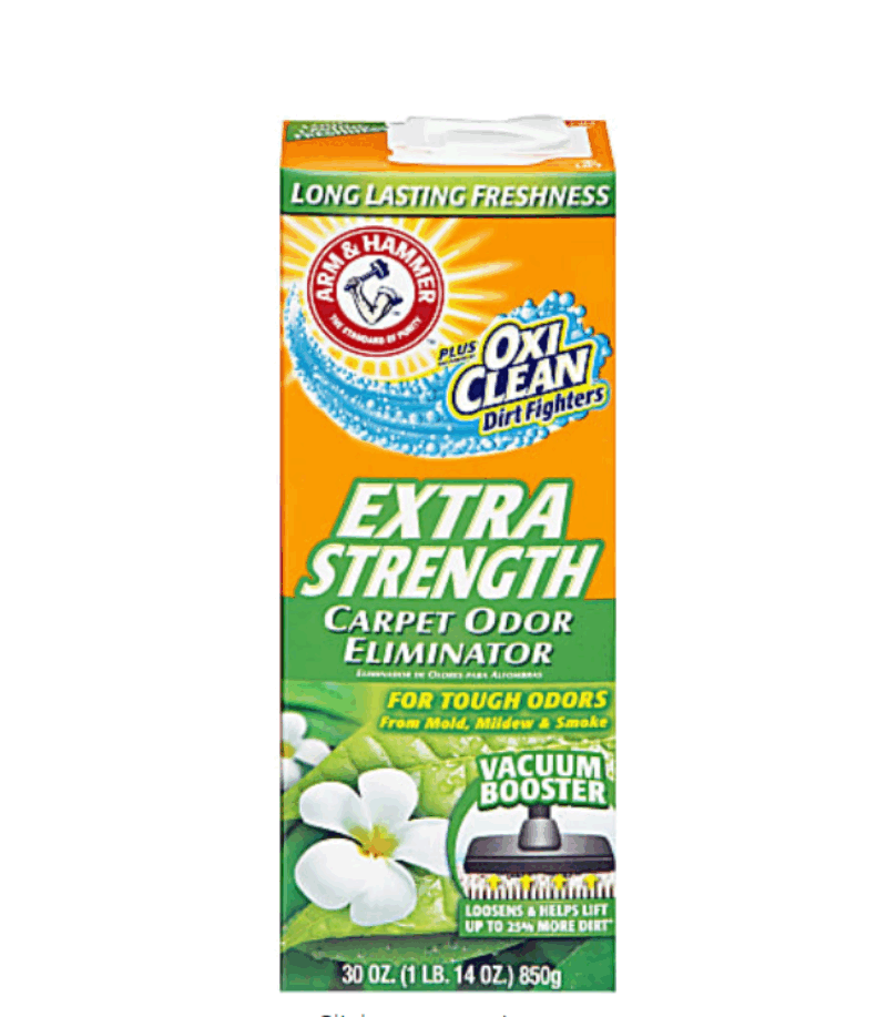 Arm & Hammer Extra-Strength Carpet Odor Eliminator, Original Scent, 30 Oz Box, Case Of 6 MPN:3320011538