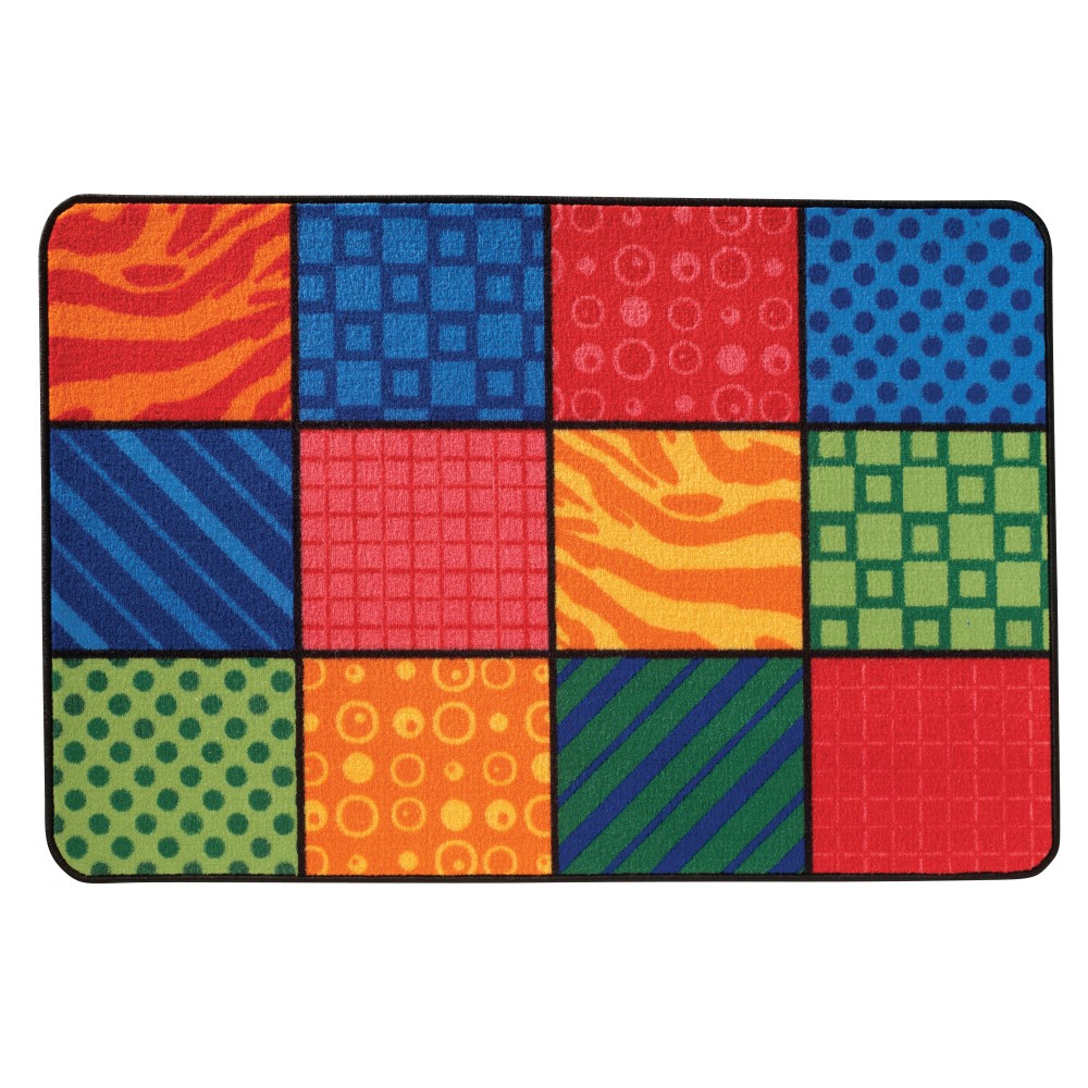 Carpets for Kids KID$Value Rugs Patterns At Play Rug, 3ft x 4 1/2ft, Multicolor MPN:36.19