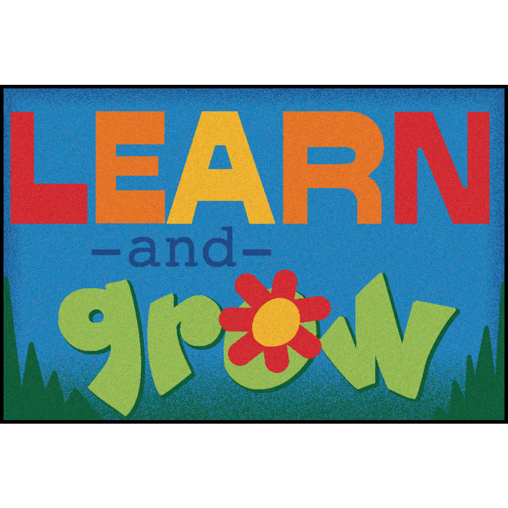Carpets for Kids KID$Value Rugs Learn & Grow Rug, 3ft x 4 1/2ft, Blue MPN:36.28