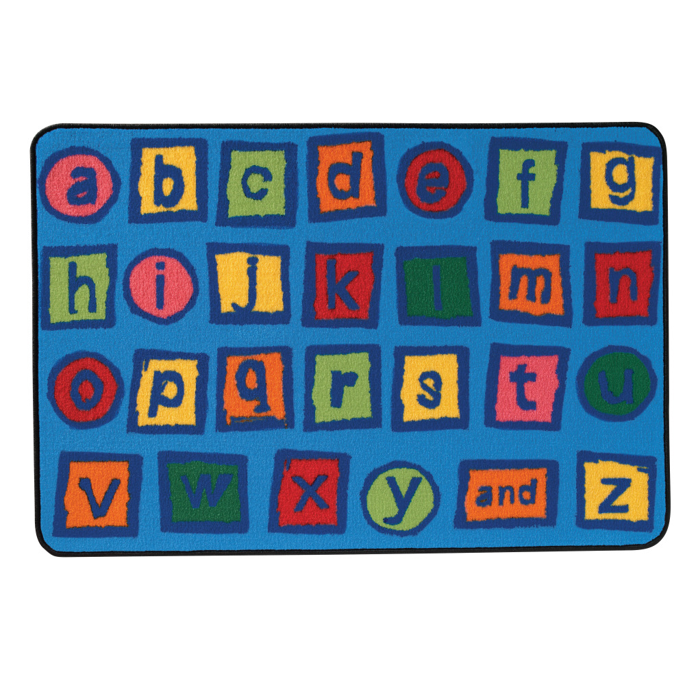 Carpets for Kids KID$Value Rugs Alphabet Blocks Activity Rug, 4ft x 6ft, Multicolor MPN:48.09