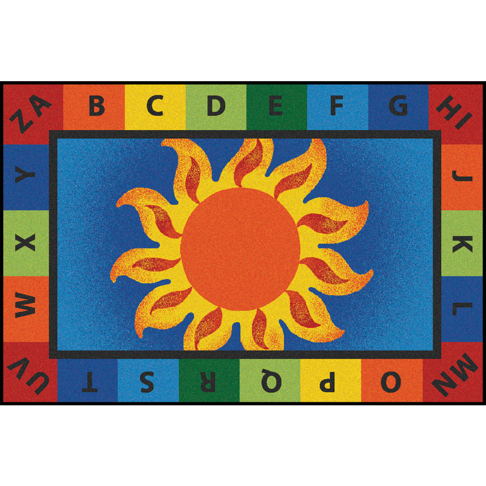 Carpets for Kids KID$Value Rugs Alphabet Sunny Day Activity Rug, 4ft x 6ft, Multicolor MPN:48.52
