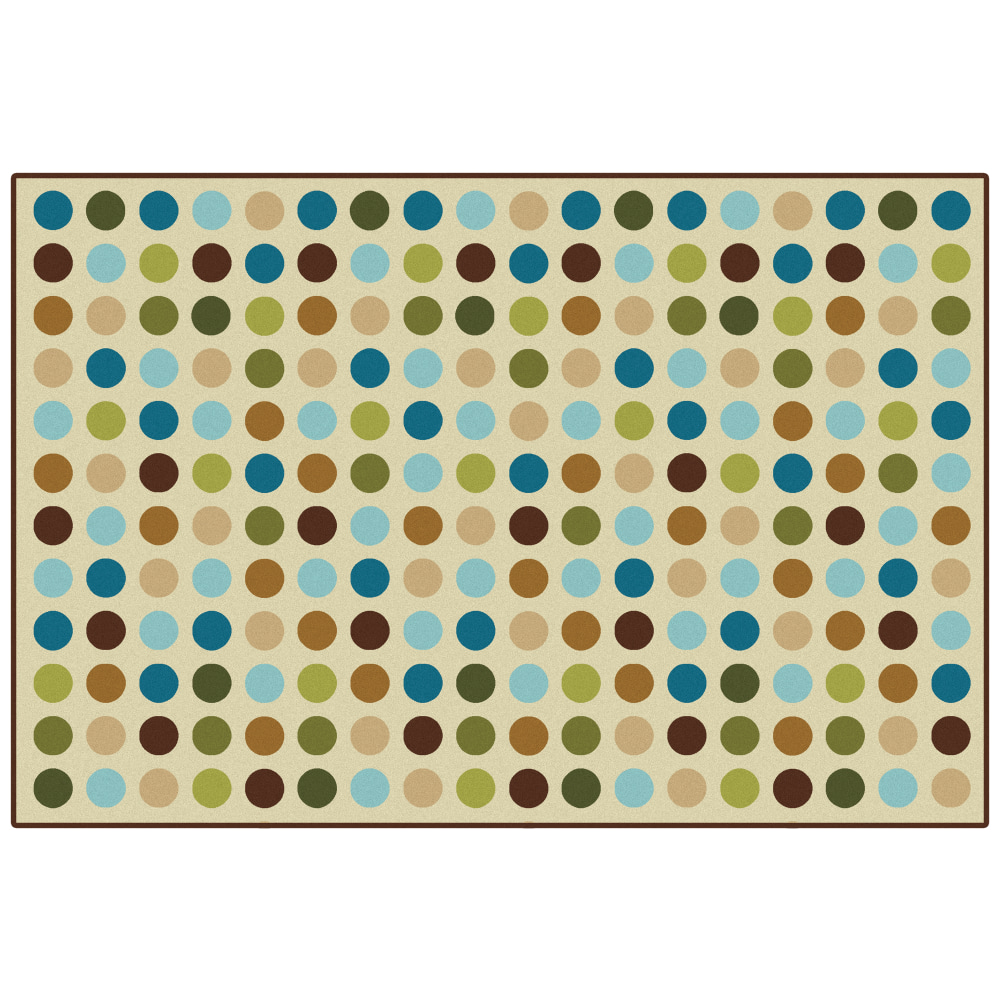 Carpets for Kids KID$Value PLUS Microdots Decorative Rug, 6ft x 9ft, Tan MPN:73.55