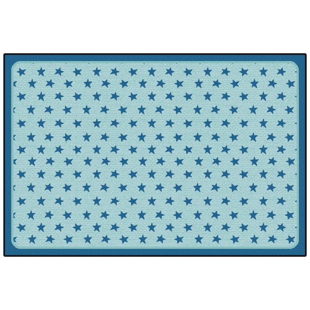 Carpets for Kids KID$Value PLUS Super Stars Decorative Rug, 6ft x 9ft, Dark Blue MPN:73.65