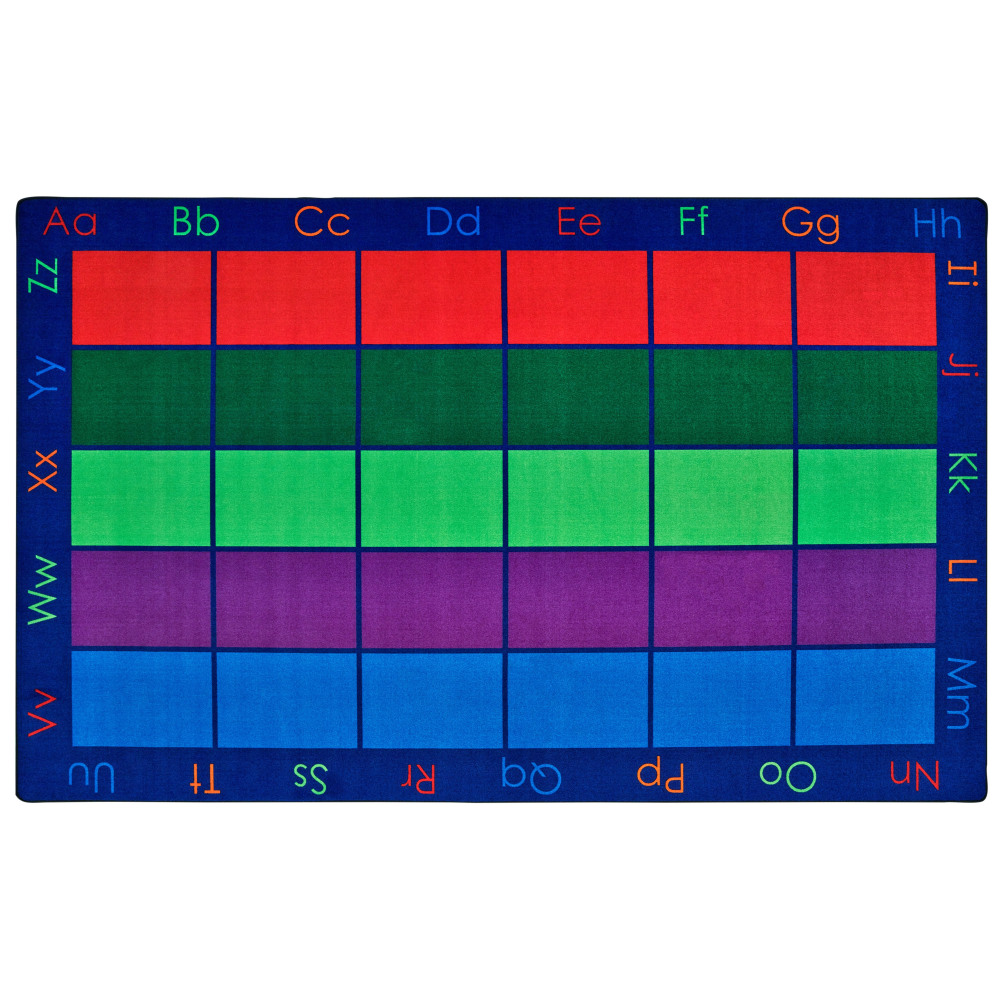 Carpets for Kids Premium Collection 30 Seats Colorful Places Activity Rug, 7ft6in x 12ft, Multicolor MPN:8612