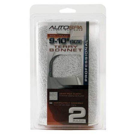 Polishing Bonnet, 9 to 10 In., PK2 MPN:40402AS