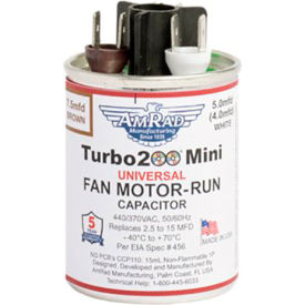 Turbo 200 Mini Multi Cap Capacitor 2.5 To 15 MFD 370/440V TURBO 200M