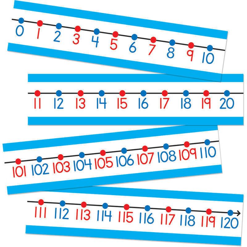 Carson-Dellosa Classroom Number Line, -20 to 120, 14 Pieces MPN:110215
