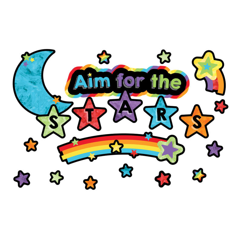 Carson-Dellosa Celebrate Learning Aim For The Stars Mini Bulletin Board Set MPN:110374