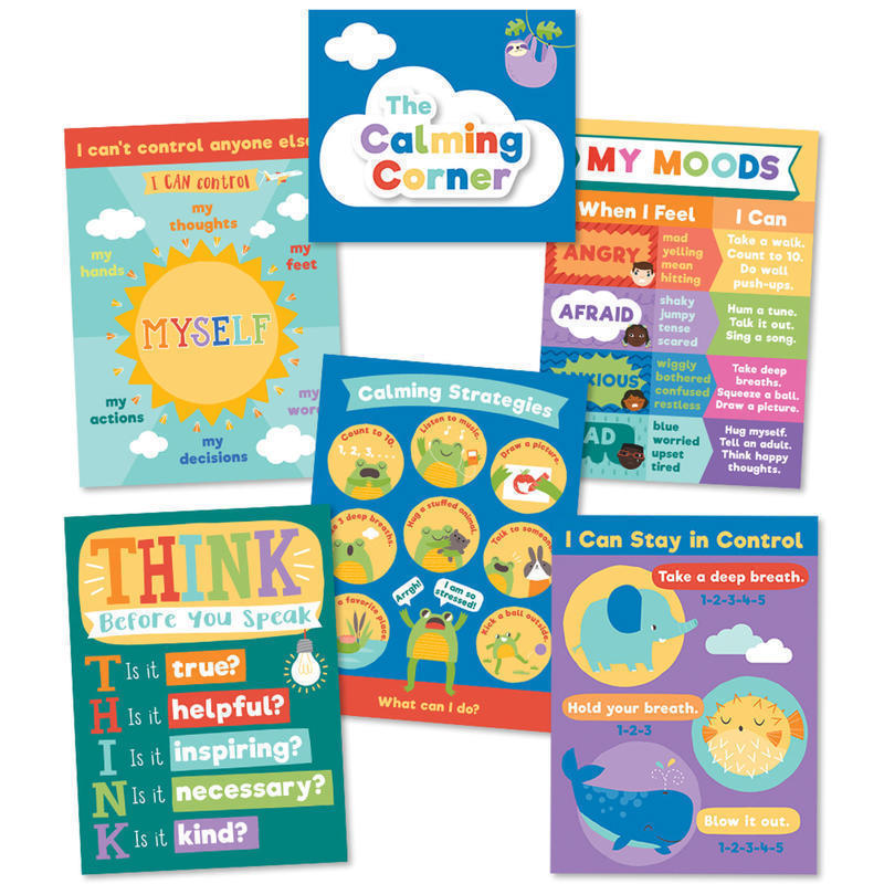 Carson-Dellosa Calming Strategies Chart Set MPN:CD-110442