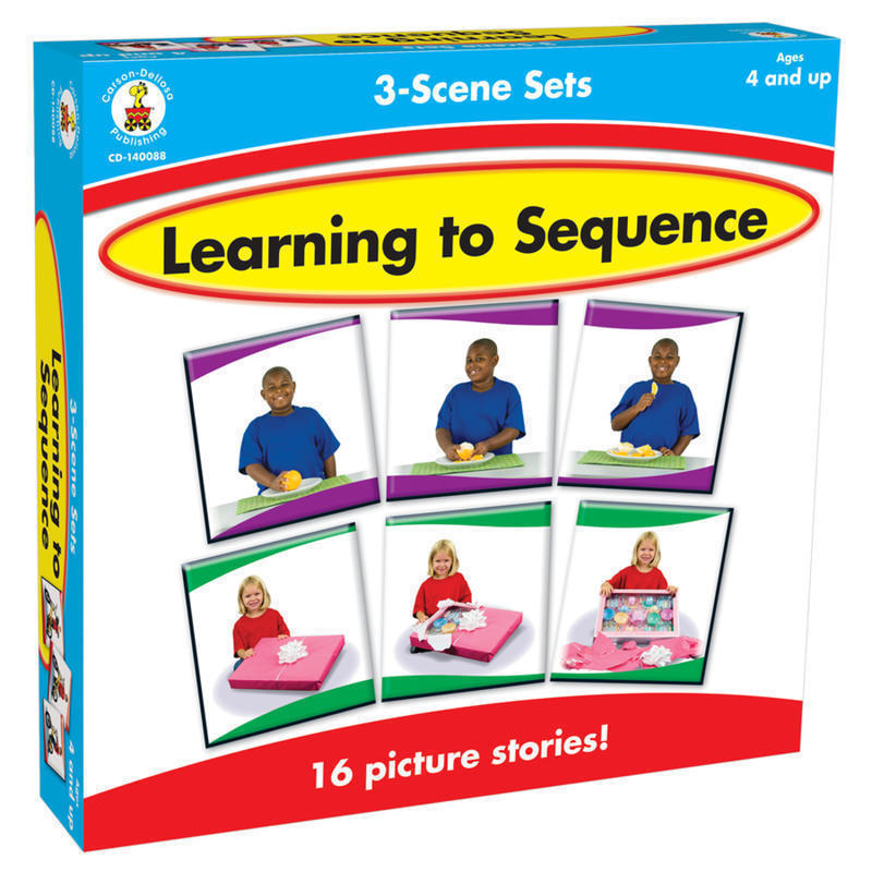Carson-Dellosa Early Childhood Games: Learning To Sequence: 3 Scenes MPN:140088