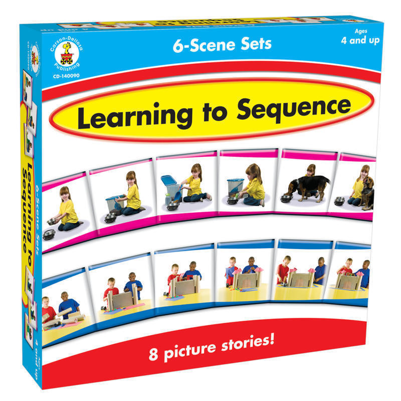 Carson-Dellosa Early Childhood Games: Learning To Sequence: 6 Scenes MPN:140090