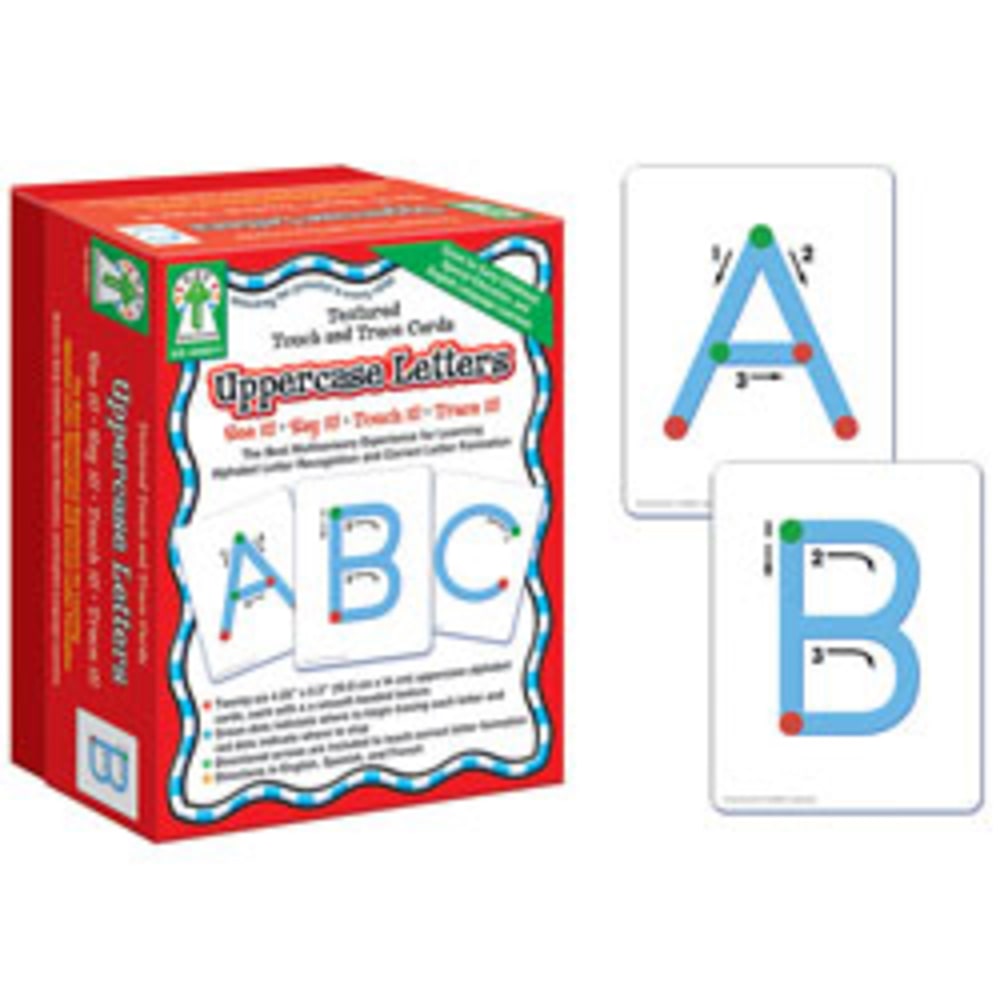 Carson-Dellosa Manipulatives - Uppercase Letter & Number Cards MPN:846011