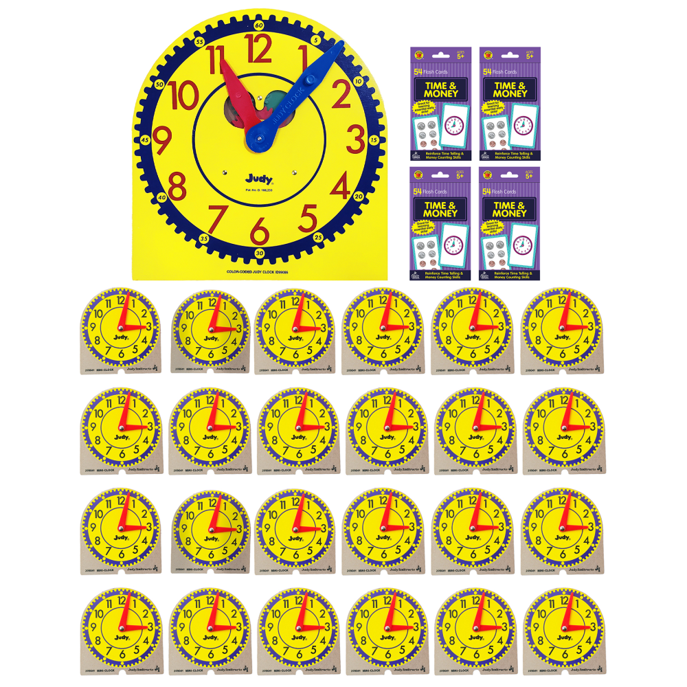 Carson Dellosa Education Judy Clock Classroom Set, Pre-K To 8th Grade MPN:CD-145838